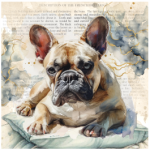 FSC2387 Printed Panel French Bulldog