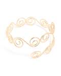 Goldair Gold Swirl Wrap Around Arm Cuff