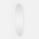 Emerging Creatives Deep Frame Pill Mirror - White