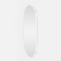 Emerging Creatives Deep Frame Pill Mirror - White