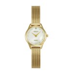 Smykke - Stainless Steel Gold Pvd Mop Dial Watch V297SXGWMG