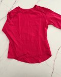 Woolworths Pink Long Sleeve Ruffled T Shirt 6 7Y