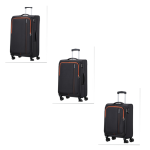 AMERICAN TOURISTER Sea Seeker Spinner 3 Piece Set Black