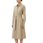 Polo Womens Mairi Tencel Shirt Dress In Stone - Stone 42