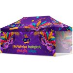 3M Coated Steel Sublimated Gazebo 6M X 2 Long Full-wall Skins