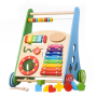 Baby Womb World Push And Pull Learning & Playing Wooden Baby Activity Walker