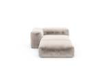 Sofa Daybed L Faux Fur Beige