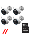 Ezviz 3MP H3 Wireless 4 Cameras Kit – With Installation