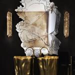 Brubeck Wall Light- Gold Chrome