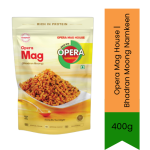 Mag House Bhadran Moong Namkeen Crispy Fried Whole Green Gram 400G - Crunchy Salted & Spiced Gujarati Farsan High-protein Tea-ti