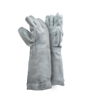Premium Chrome Leather Gloves – 20CM Cuff
