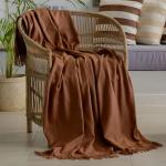 Throw Melody Plain Nutmeg