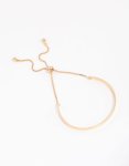 Goldair Gold Simple Solid Bangle Toggle Bangle
