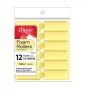 Foam Rollers Medium 12CT Yellow 6 Packs