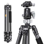 K&f Concept X Series Carbon Fibre Tripod X254C4 With BH-30 Head Grey & Black