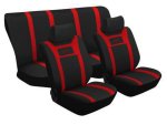 STINGRAY Sport Design 6PIECE Seat Cover Set Red - Autostyle Motorsport South Africa