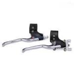 Set Brake Levers - Dual Cables - Chrome