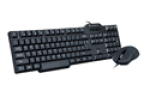 GOFREETECH Wired Kb mouse Combo - Black