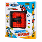 Number 3 Transforming Robot Building Set - Red