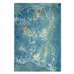 Botany Blue 11 Art Print - A4 No Frame Print Only