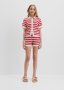 Teen Australian Cotton Stripe Polo Knit Top