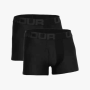 Under Armour Mens Ua Tech 3" Boxerjock 2 Pack 001 Black - 10XL