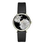 Ted Baker Phylipa Peonia Yellow Gold-tone Leather Watch