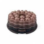 Round Bubble Cake Mould Rose Gold