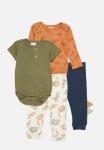 PoP Candy 4 Piece Bodyvest & Legging Set - Green & Rust