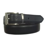 Reversible Genuine Leather Black brown 35MM