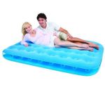Bestway Flocked Double Airbed - Blue