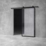 Glass Barn Door D010 - 2100 X 820 X 25MM Clear Glass