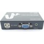 Baobab Vga & Audio Extender With 2-PORT Splitter Via CAT5E Cable Up To 50M