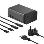 Belkin - Universal Usb-c 11 In 1 Gan Docking Station - Supports Up To 3 External Monitors
