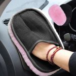 Ultra-soft Microfiber Car Cleaning Gloves - 15X25CM Perfect For Auto Maintenance