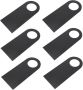 6PCS Diy Blackboard Signs Door Knob Hangers Reusable Wooden