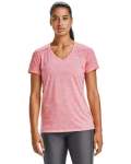 Women's Ua Tech Twist V-neck - Pink XS