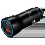 Ind 38W Dual Car Charger USB & Type-c
