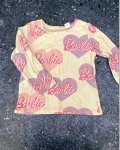 H&m White Barbie Long Sleeve Top 2 4Y