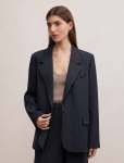 Paloma Single Breasted Blazer - 18 Navy Pinstripe Suit