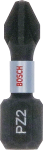 Bosch Professional Screwdriver Bits PZ2 Impact Control 25MM 25PC