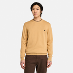 Williams River Cotton Sweater For Men - XXL Light Wheat