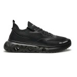 K knit Run Knit Sock Sneaker -black black