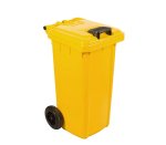 80LTR Wheelie Bin Virgin - Yellow