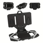 Molle Phone Holder Universal Folded Chest Phone Mount For Airsoft Vest Plate Carrier Universal Folding Phone Hang Board For Scre