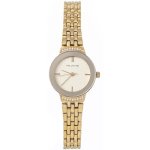 Ladies Gold White Dial