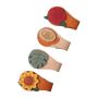 Floral Pu Leather Bookmarks Set Page Markers For Book Lovers Teachers