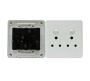Alphacell Switch Wall Socket - Double 2X16A Pvc
