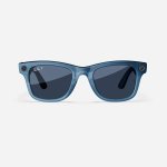 Ray-ban Wayfarer Gen 1 - F Matte Jeans Transparent - L Dusty Blue Polarised - Standard