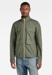 G-star Raw Long Pocket Track Overshirt - Lt Hunter